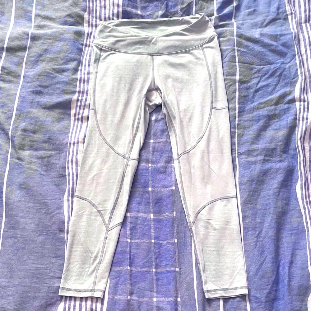 Burton Light Gray/Silver Sports Crossover Waist Leggings [Size S] 🖤